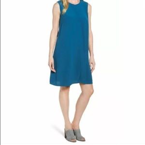 Eileen Fisher Nile Crepe A Line Shirt Dress